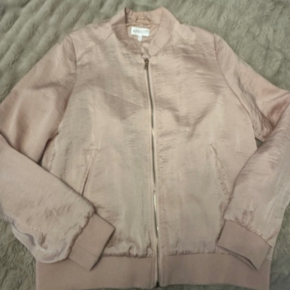 Apricot Silky Jacket - Size Small